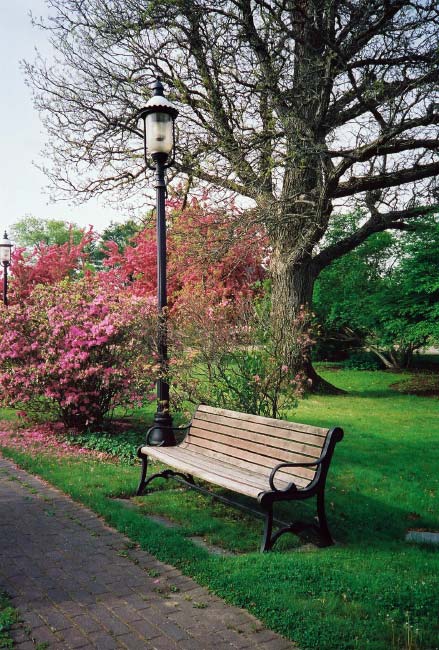 Village Green Park in Yarmouth, ME
