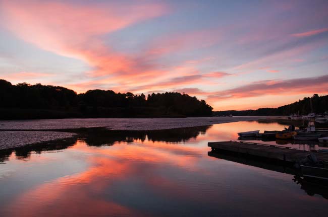 Sunrise at Yarmouth Town Landing