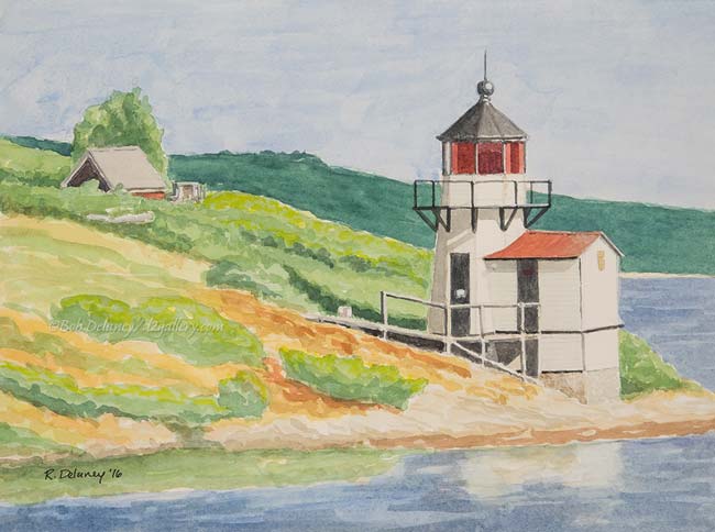 Squirrel Point Light-Arrowsic Maine