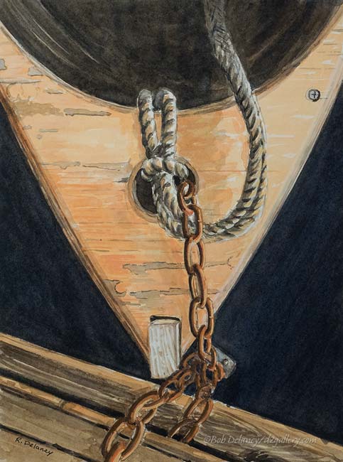 Chained Up at Town Landing